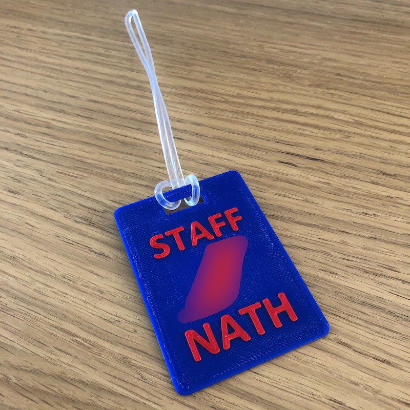 Staff Tag 3D