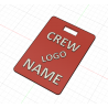 Crew Tag 3D - Red