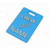 Crew Tag 3D - Light blue