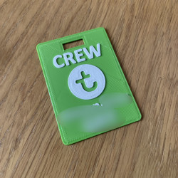 Crew Tag 3D - Green