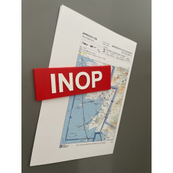 "INOP" red Magnet