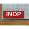 "INOP" red Magnet