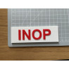 "INOP" rewhited Magnet