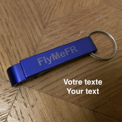 Personalized bottle opener (Blue)