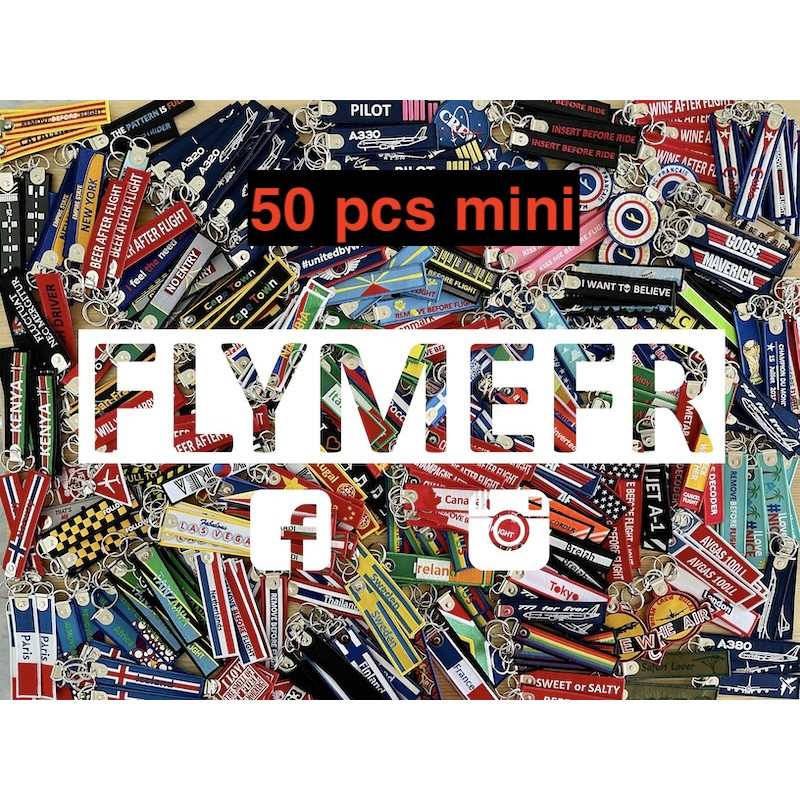 Flammes en tissus personnalisées (50 mini)
