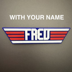 Customizable Top Gun style magnet