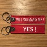 Will you marry me ? YES !